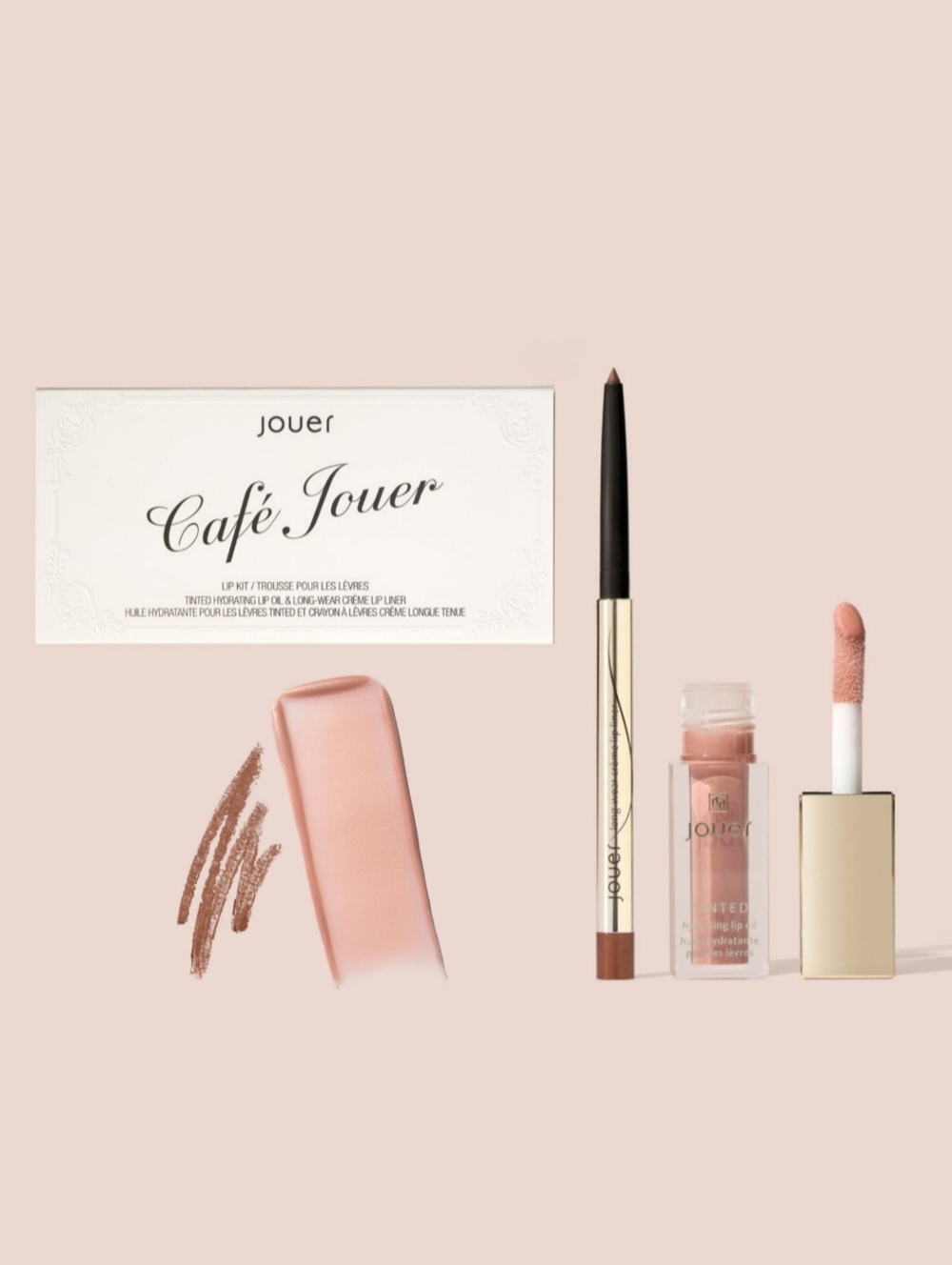 NIB Café Jouer Lip Kit - Lip Oil & Lip Liner